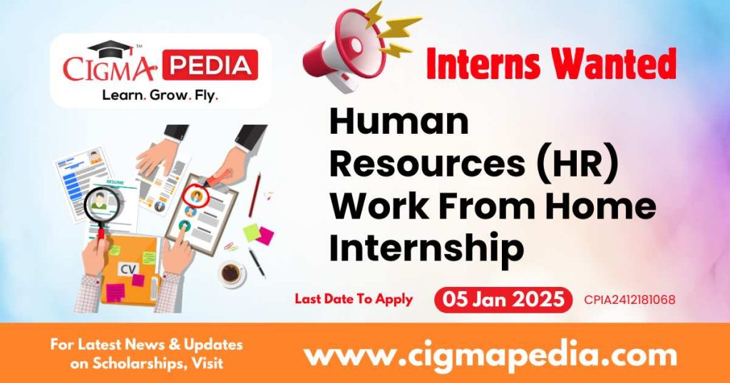 Human Resources (HR) Work From Home Internship