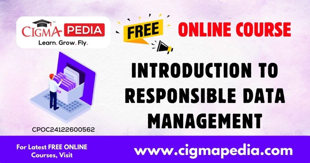 Introduction to Responsible Data Management