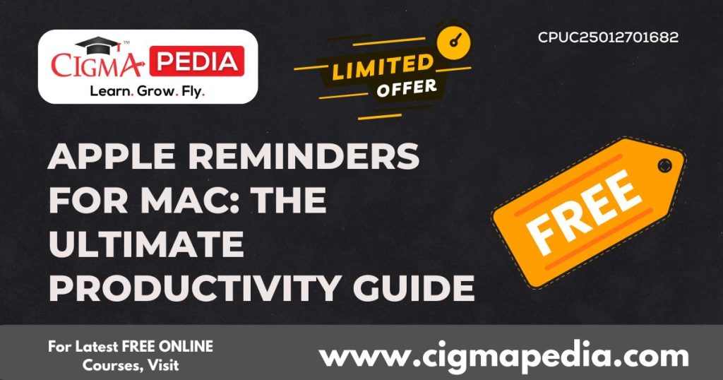 Apple Reminders for Mac