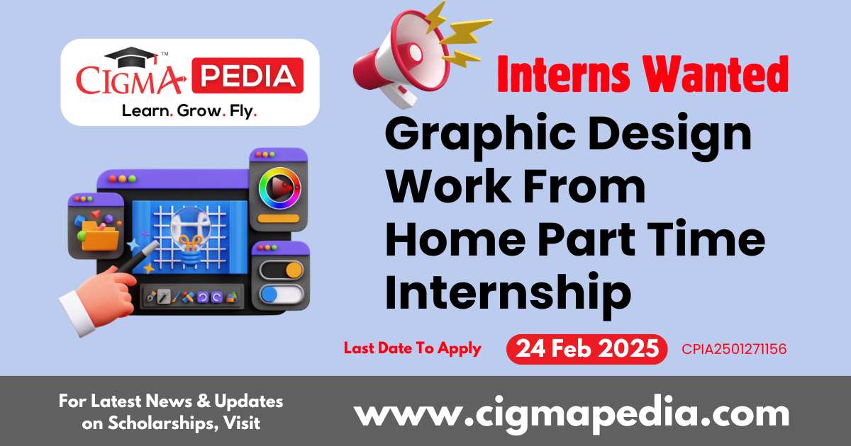 Graphic Design Work From Home Part Time Internship