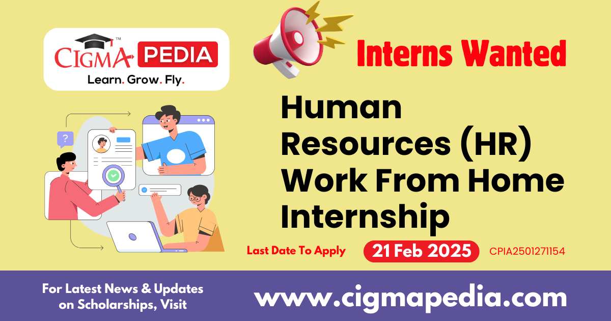 Human Resources (HR) Work From Home Internship