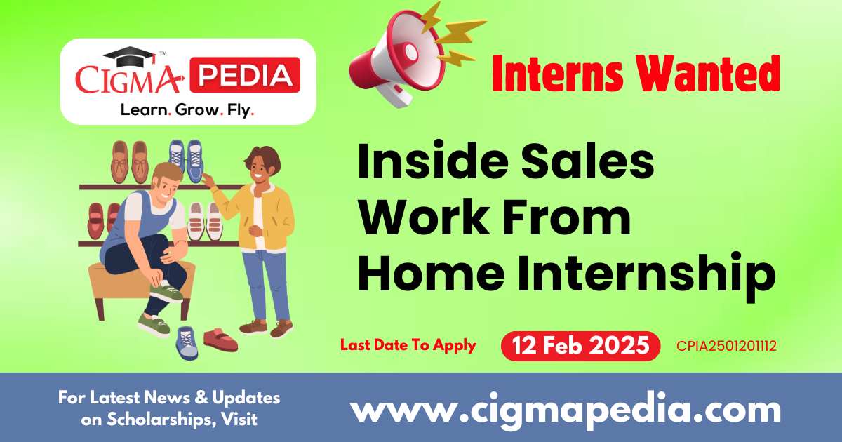 Inside Sales Work From Home Internship