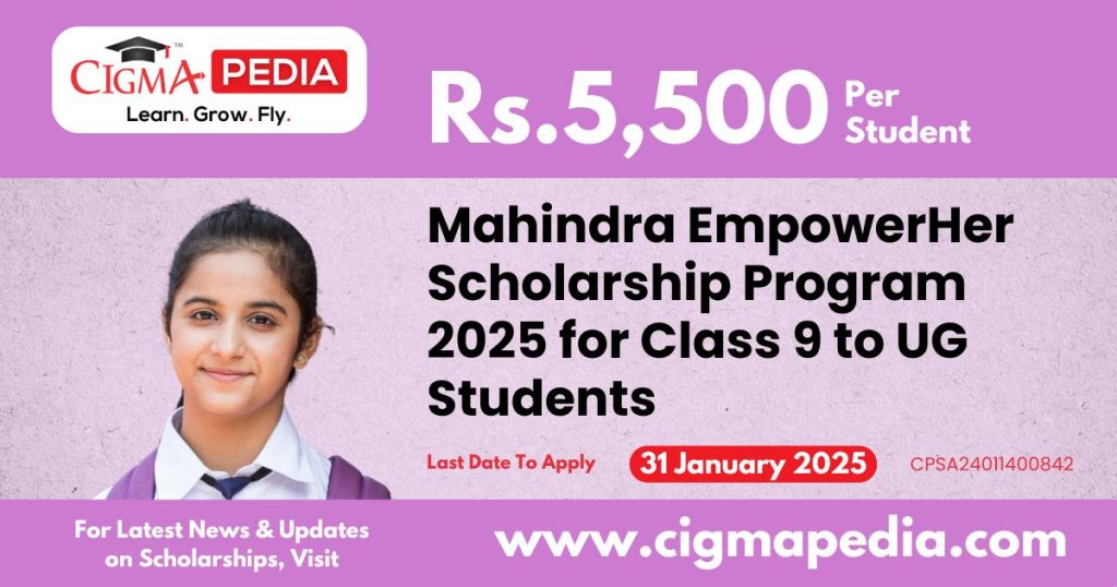 Mahindra EmpowerHer Scholarship