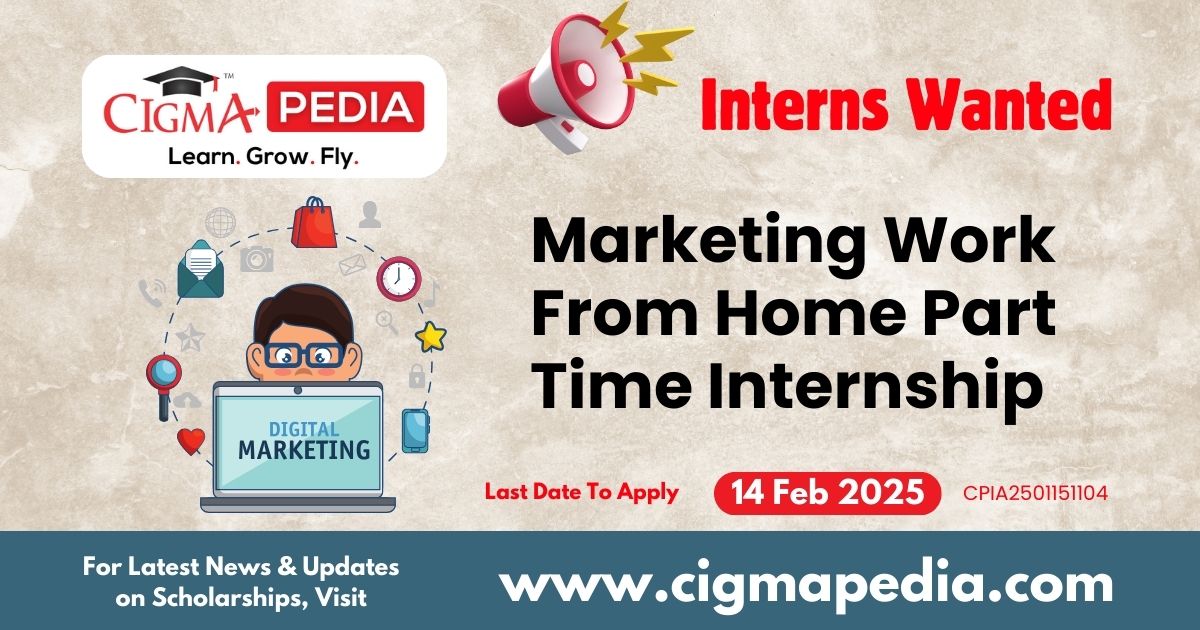 Marketing Work From Home Part Time Internship with Teach Maven