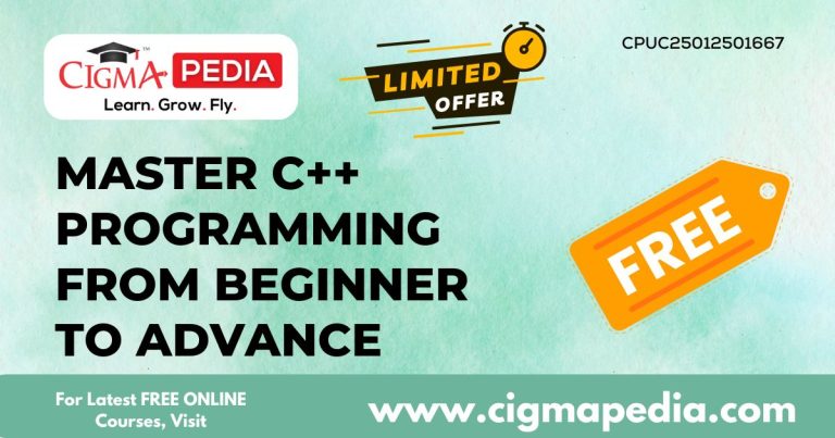 Master C++ Programming From Beginner To Advance (Free Udemy Course ...