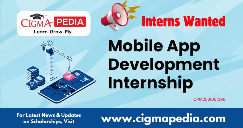 Mobile App Development Internship