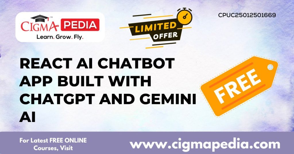 React AI Chatbot App built with ChatGPT and Gemini AI