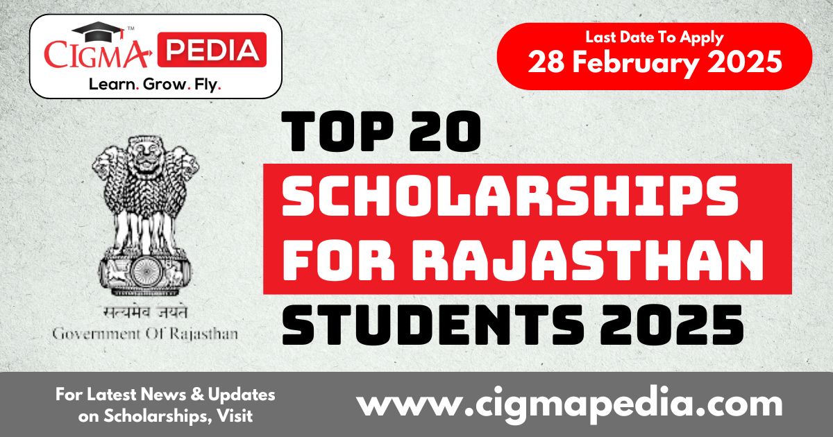Top Scholarships for Rajasthan Students 2025 : Announced Across India ...