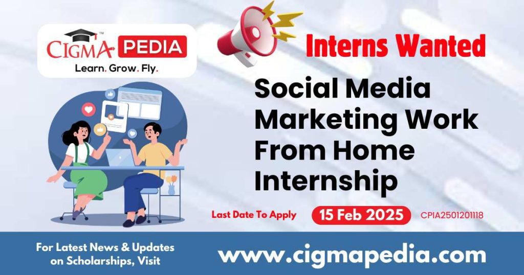 Social Media Marketing Work From Home Internship