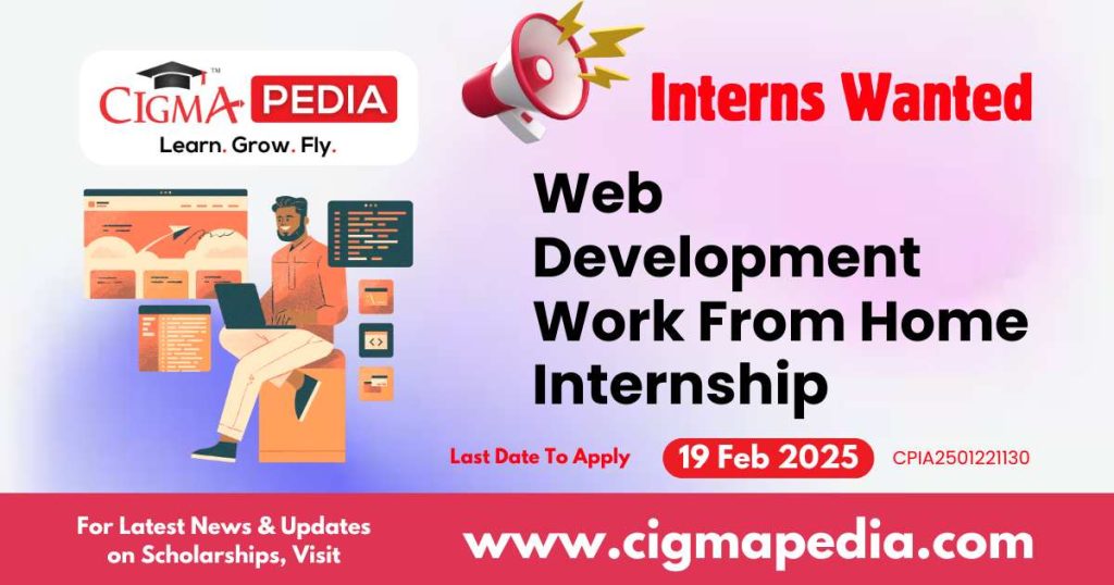 Web Development Work From Home Internship