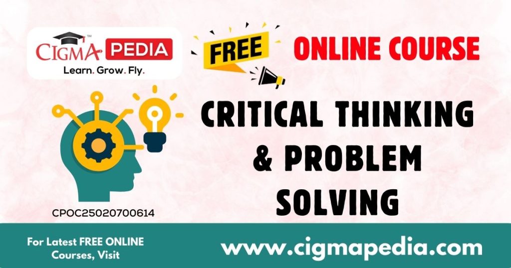 Critical Thinking & Problem Solving