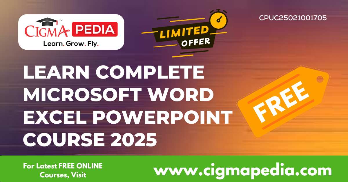 Learn Complete Microsoft Word Excel PowerPoint Course 2025 (Free Udemy ...