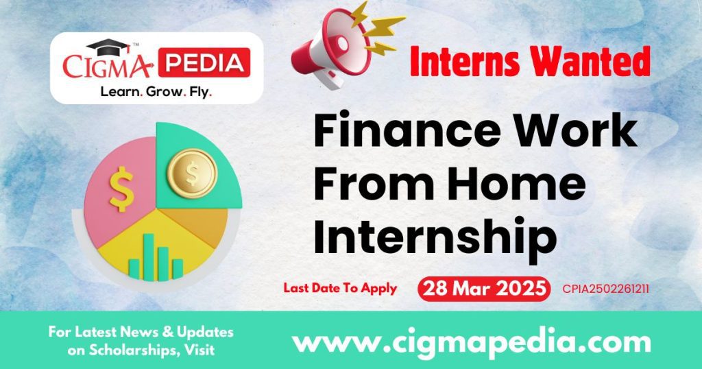 Finance Work From Home Internship