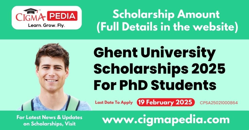 Ghent University Scholarships