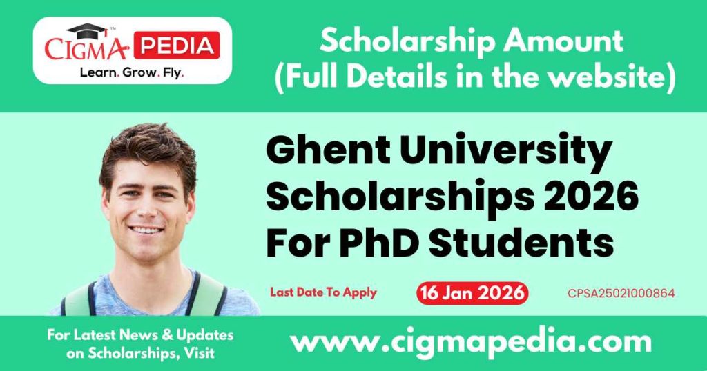 Ghent University Scholarships