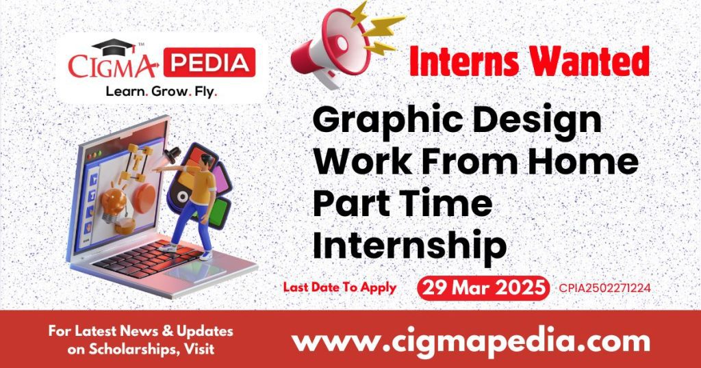 Graphic Design Work From Home Part Time Internship
