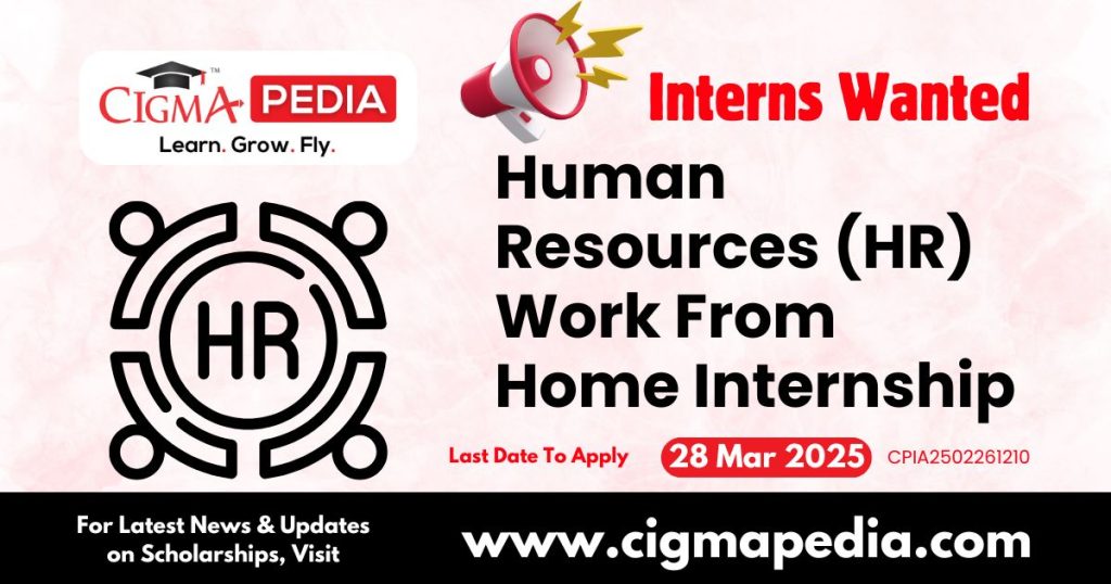 Human Resources (HR) Work From Home Internship