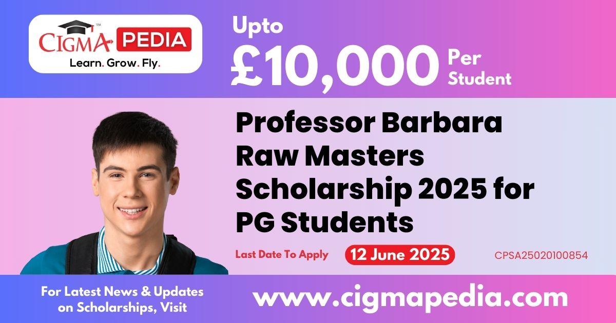 Professor Barbara Raw Masters Scholarship