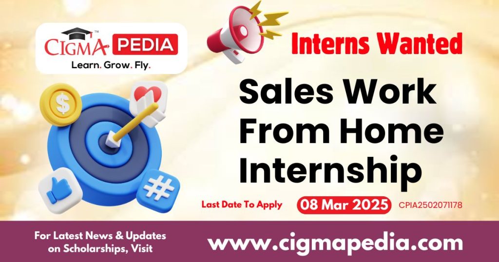 Sales Work From Home Internship