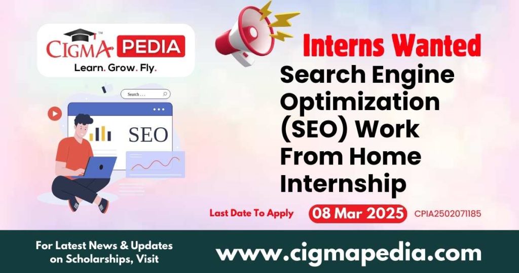 Search Engine Optimization (SEO) Work From Home Internship