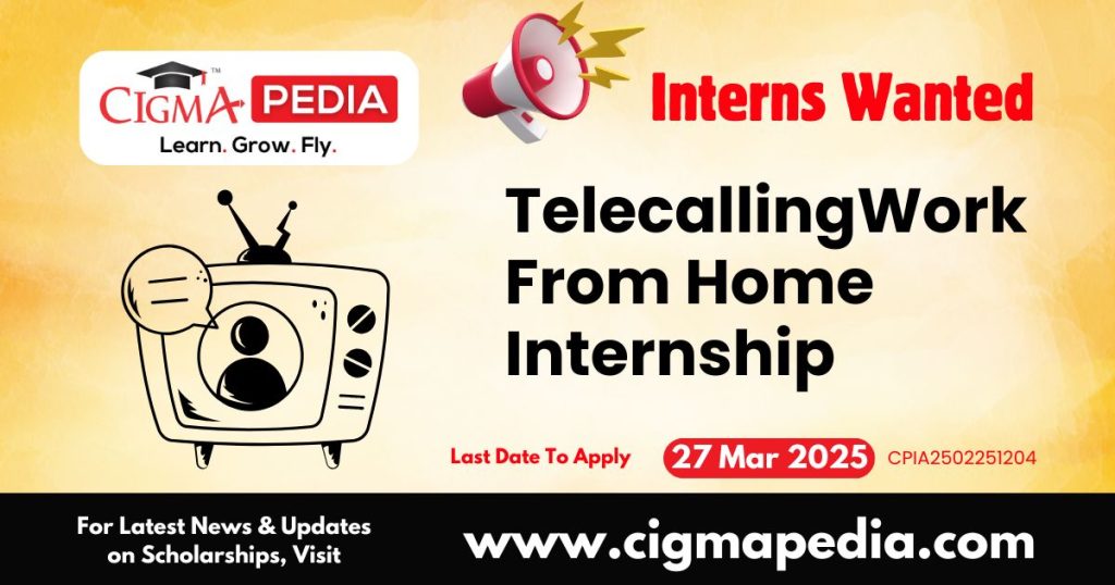 Telecalling Work From Home Internship