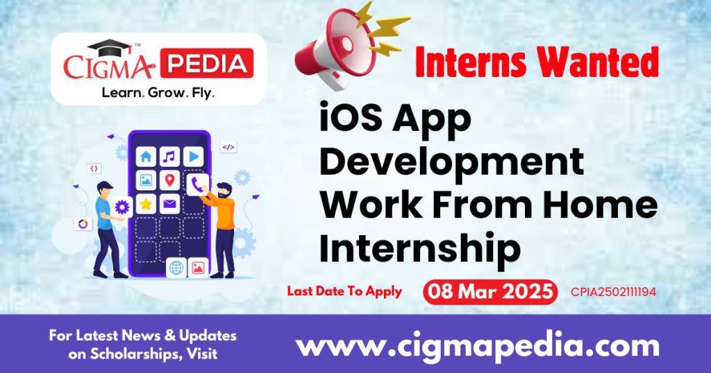iOS App Development Work From Home Internship