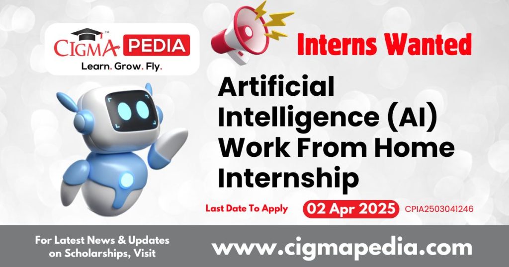 Artificial Intelligence (AI) Work From Home Internship