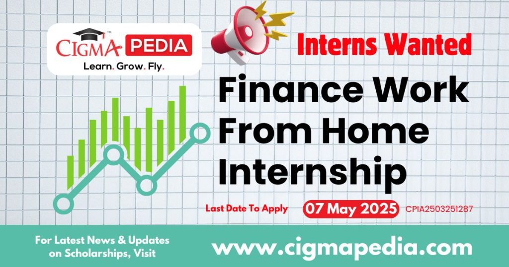Finance Work From Home Internship