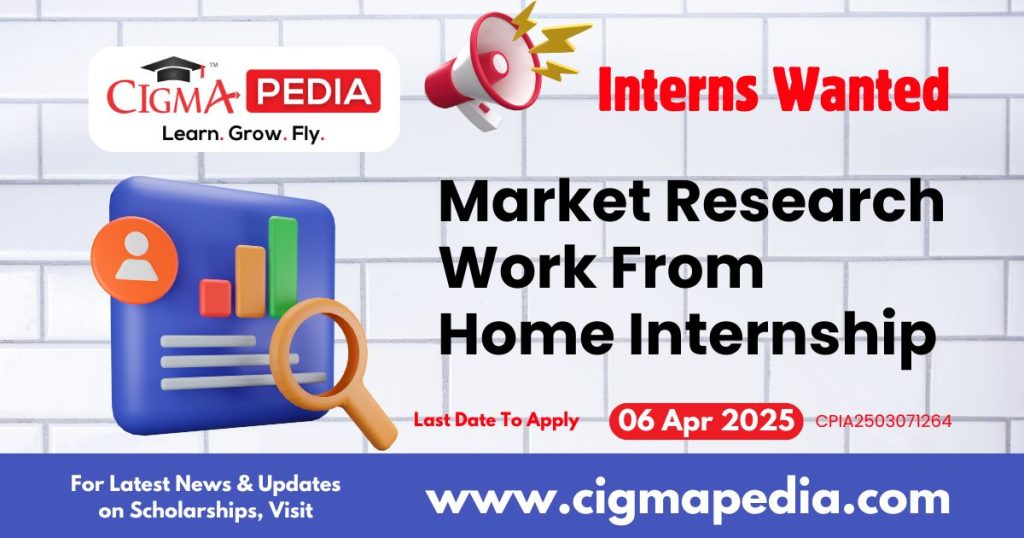 Market Research Work From Home Internship
