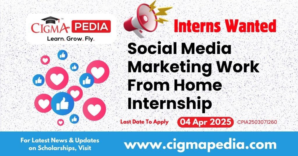 Social Media Marketing Work from home Internship