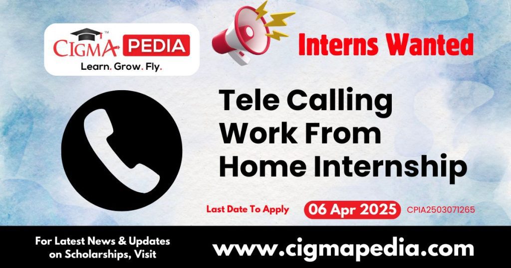 Tele Calling Work From Home Internship