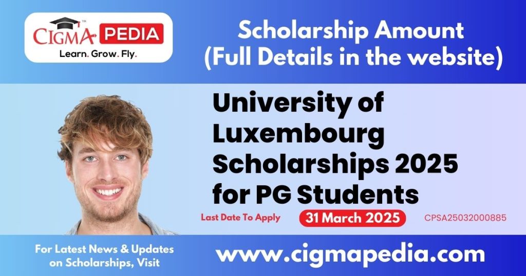 University of Luxembourg Scholarships