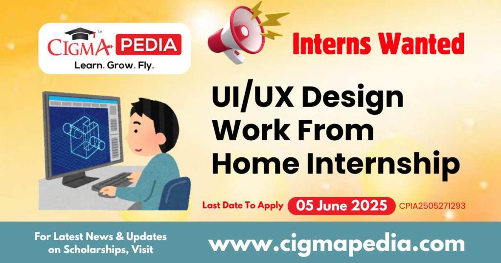 UI/UX Design Work From Home Internship