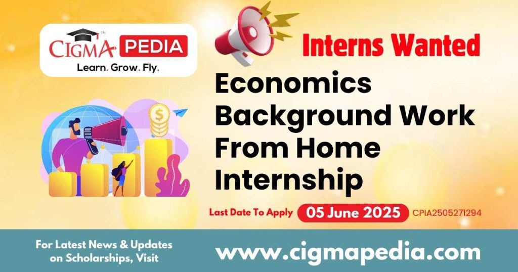 Economics Background Work From Home Internship