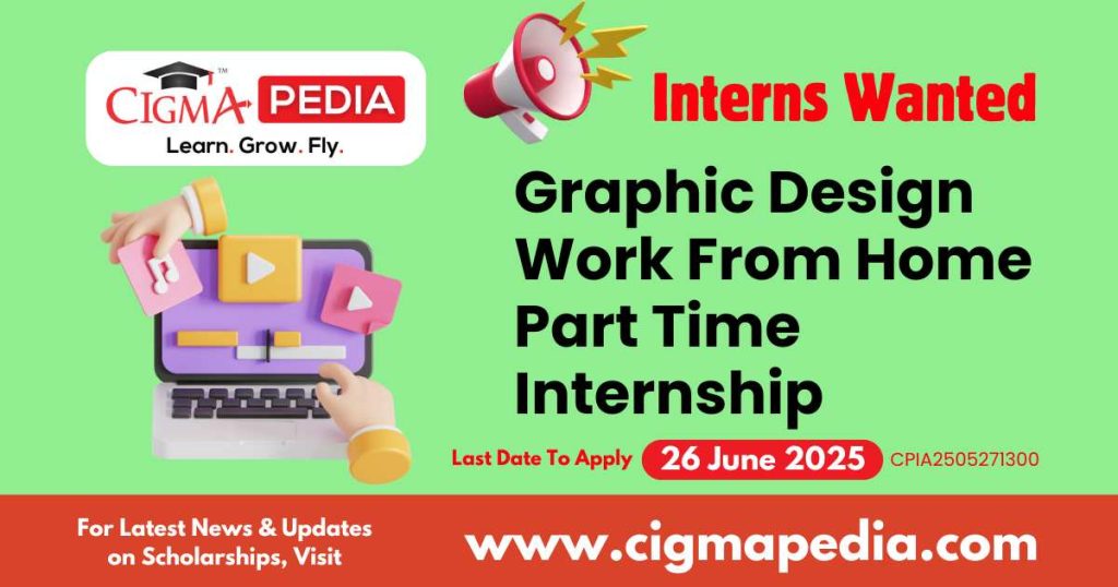 Graphic Design Work From Home Part Time Internship