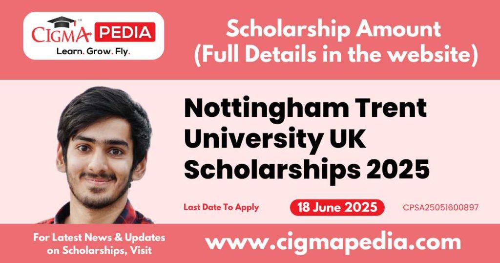 Nottingham Trent University UK Scholarships