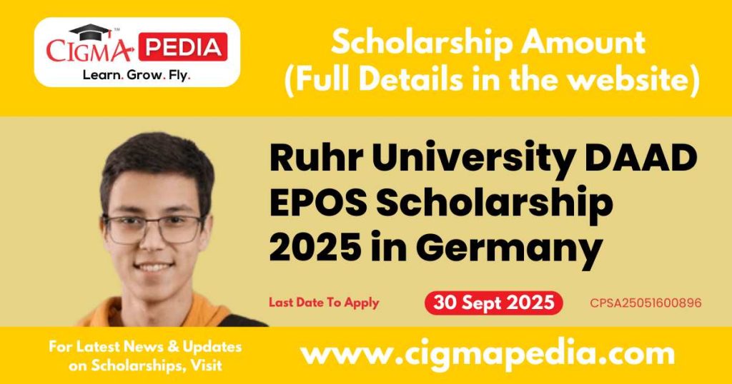 Ruhr University DAAD EPOS Scholarship