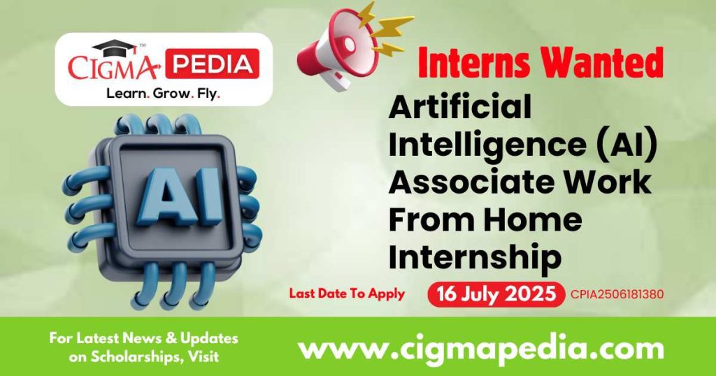 Artificial Intelligence (AI) Associate Work From Home Internship