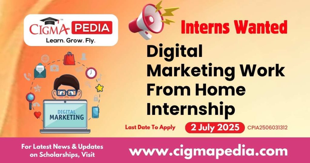 Digital Marketing Work From Home Internship