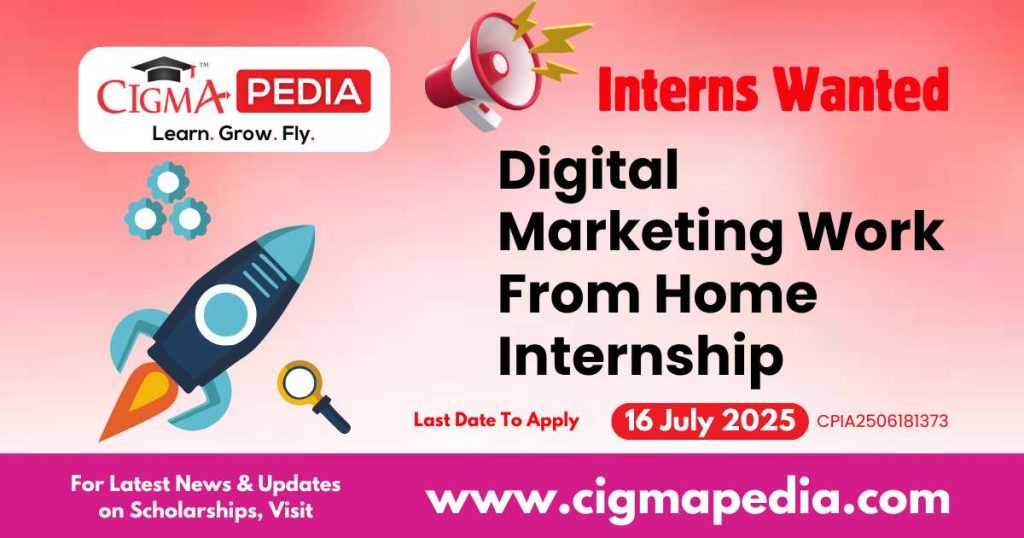 Digital Marketing Work From Home Internship