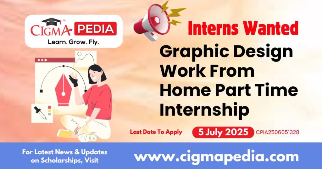 Graphic Design Work From Home Part Time Internship