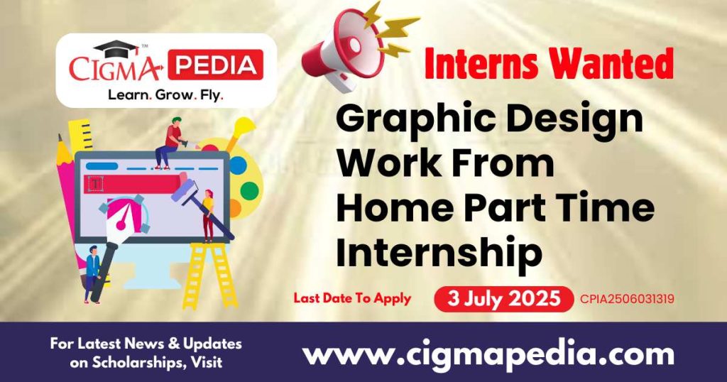 Graphic Design Work From Home Part Time Internship