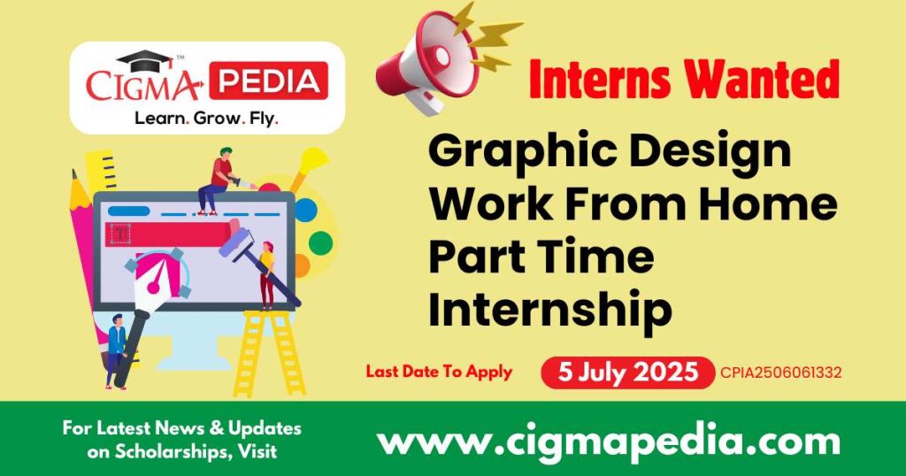 Graphic Design Work From Home Part Time Internship