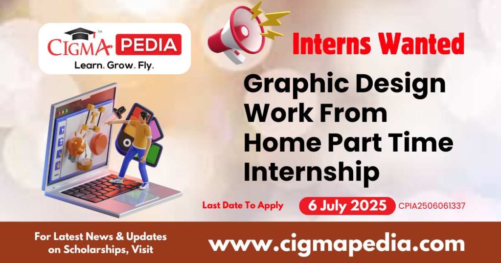 Graphic Design Work From Home Part Time Internship