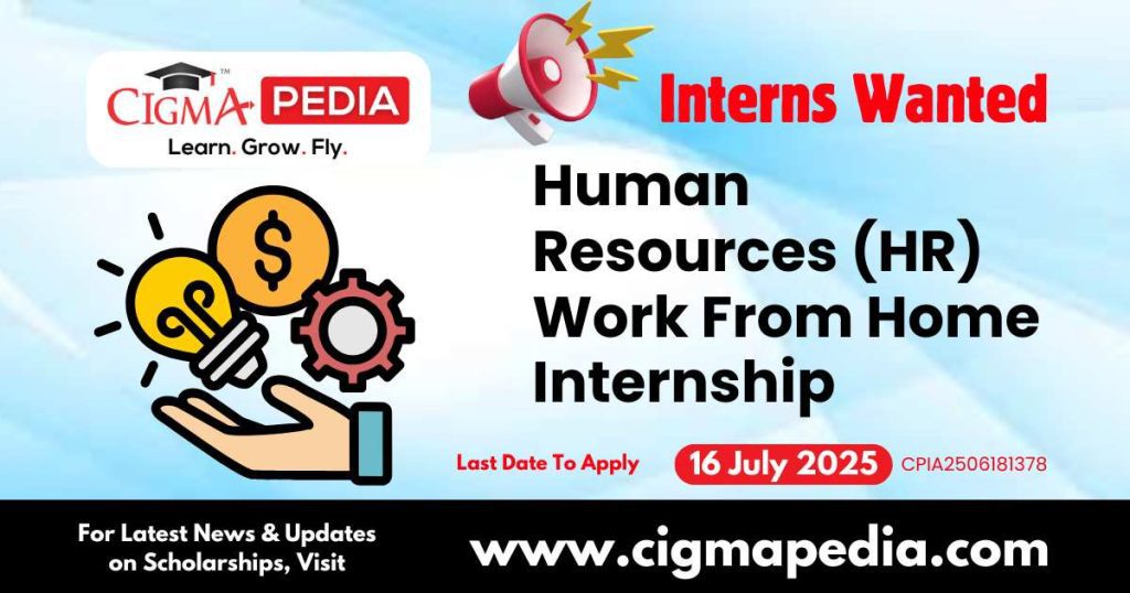Human Resources (HR) Work From Home Internship
