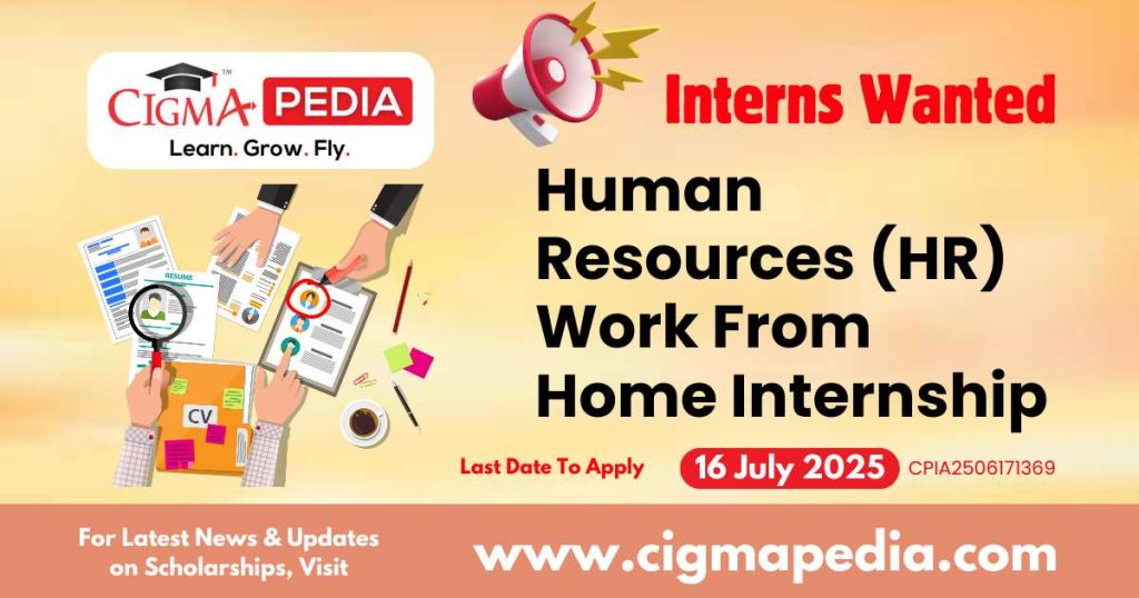 Human Resources (HR) Work From Home Internship