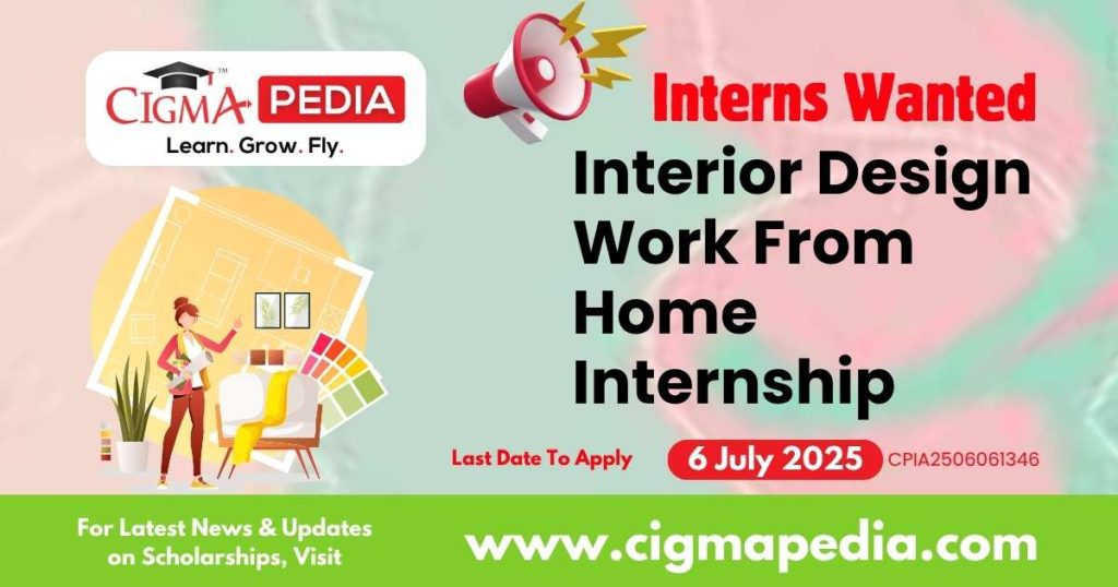 Interior Design Work From Home Internship