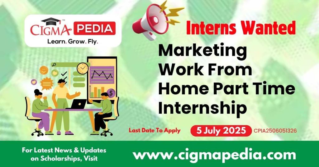 Marketing Work From Home Part Time Internship