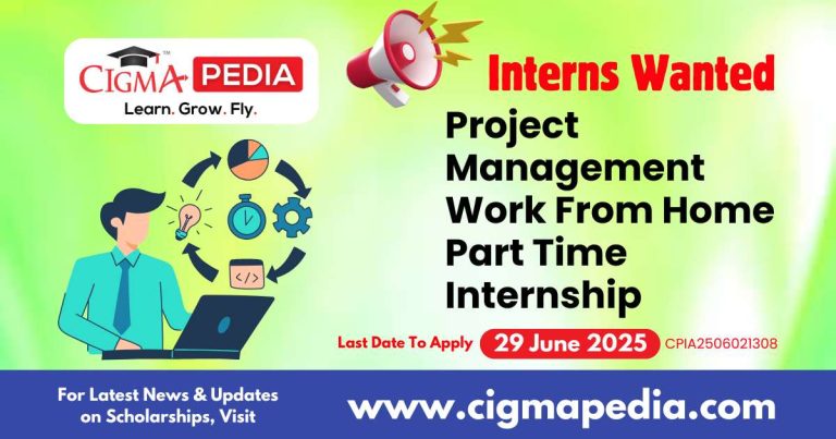 Project Management Work From Home Part Time Internship By Pawzz: How to ...