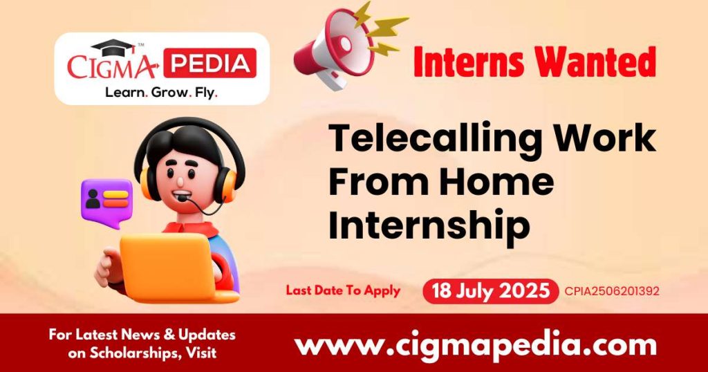 Telecalling Work From Home Internship